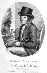 George Morland, grabado por G. Scott, 1805